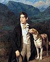 Waldmuller's Son Ferdinand with Dog